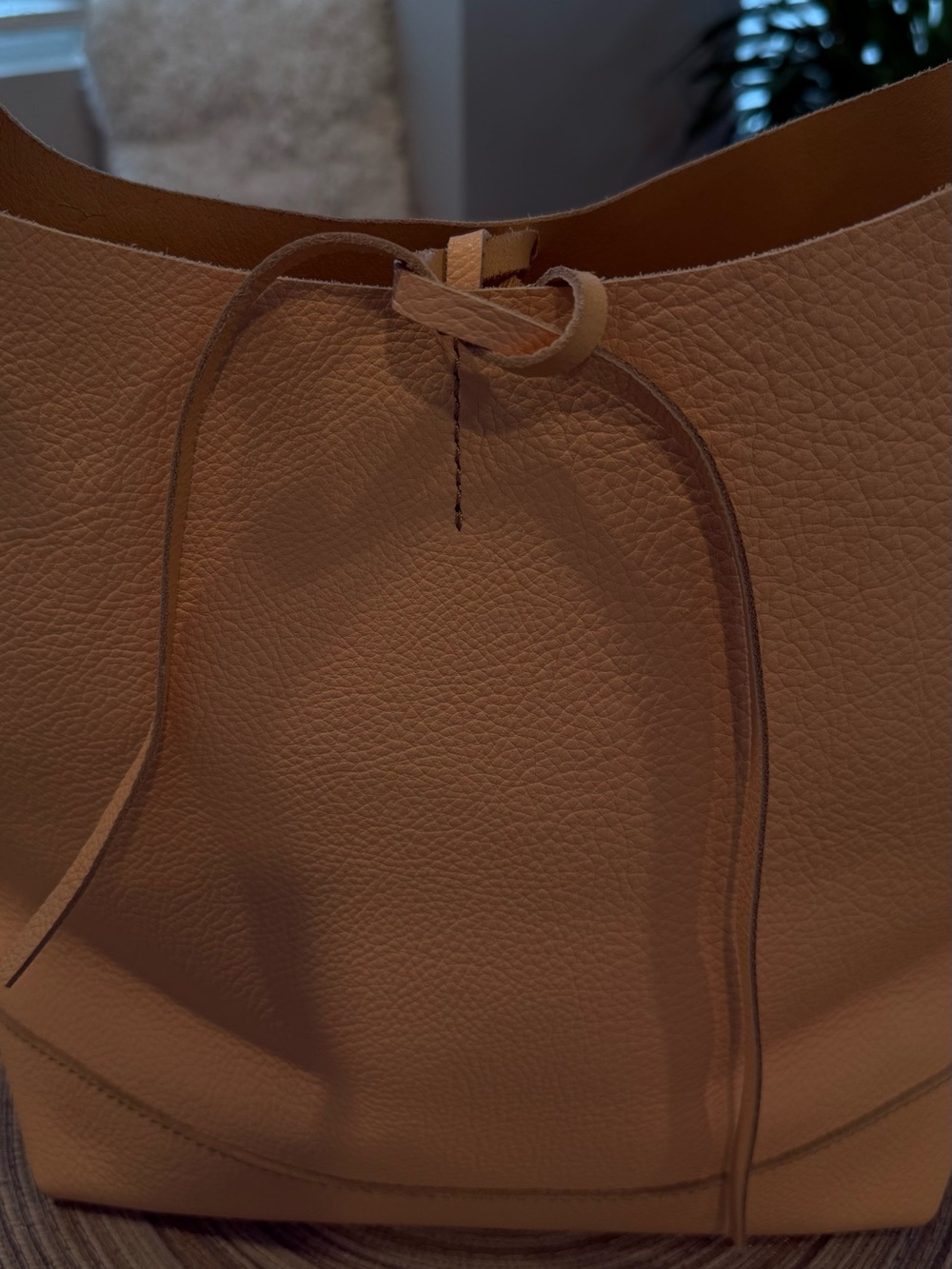 J. Crew Tan Pebbled Leather Shoulder Hobo - Picture 6 of 11